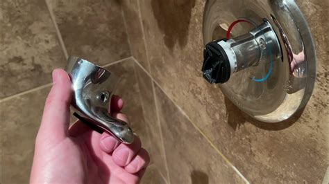 how to fix a loose shower handle|Repair Loose Shower Door Handle